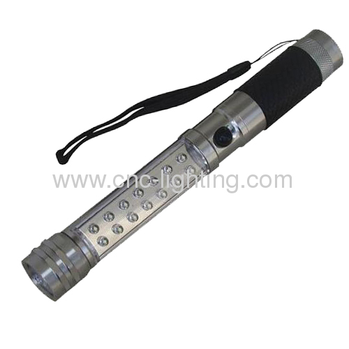 5 LEDs frontal+14LEDs lateral working light in aluminium