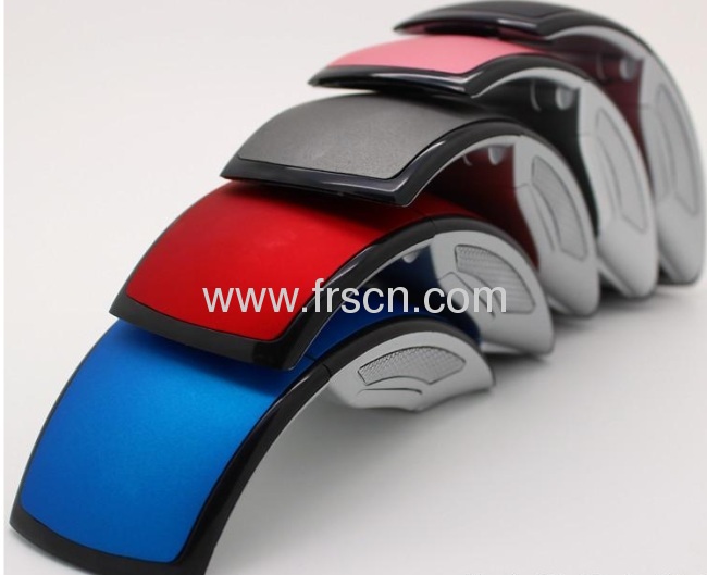 white/black OEM colors slim wireless folidng mouse