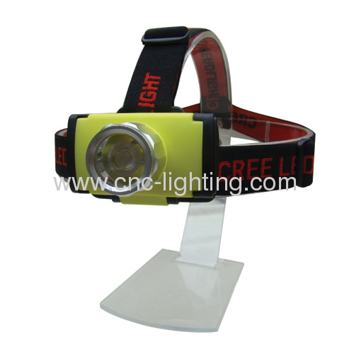 high power 3 x AAA shockproof LED headlight