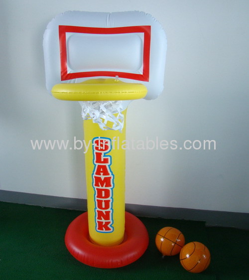 PVC inflatable toy for playing basketball