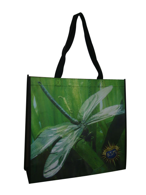 Recycled PP laminated non woven bag LB1001