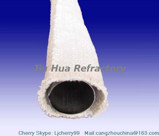 cable or pipe wrapping ceramic fiber sleeve