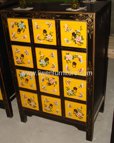 Oriental furniture medicine cabinet