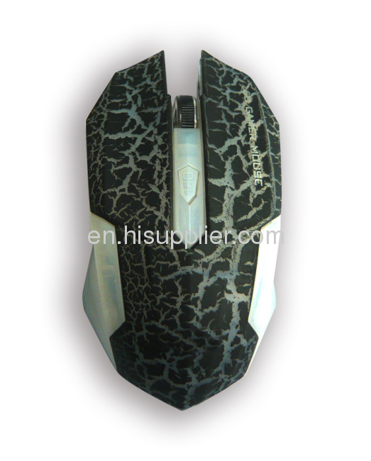 RF-413 5D high resolution LED light shining wireless gaming mouse