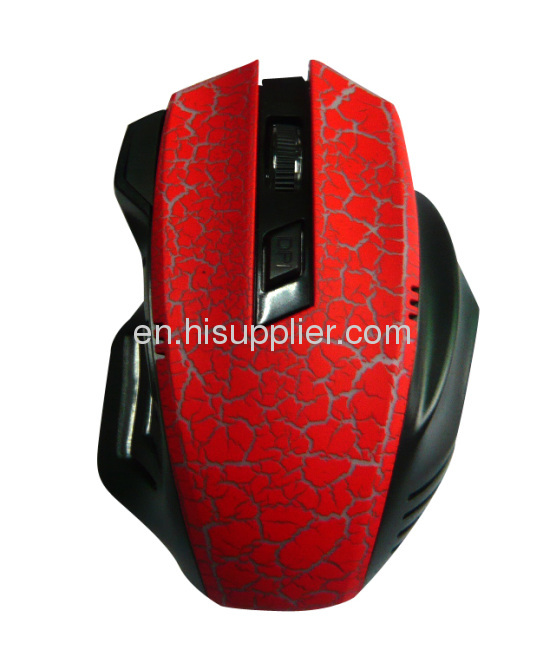 RF-413 5D high resolution LED light shining wireless gaming mouse