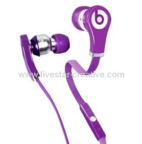 Monster Beats by Dre Tour In Ear Headphones Purple with Control Talk