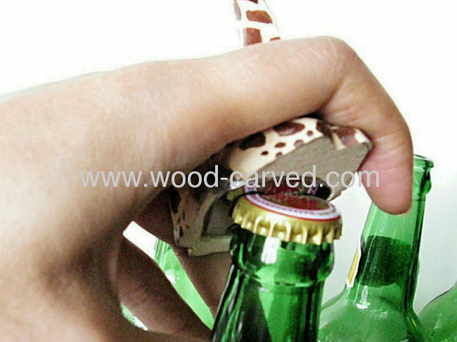 Hidden type Animal Carved Bottle Opener