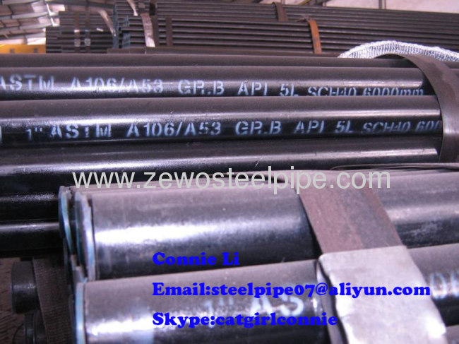 seamless steel pipe for construction