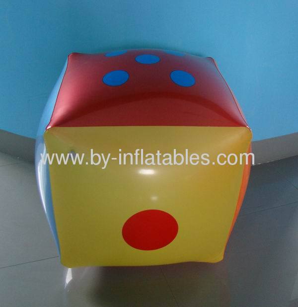 PVC inflatable toy dice