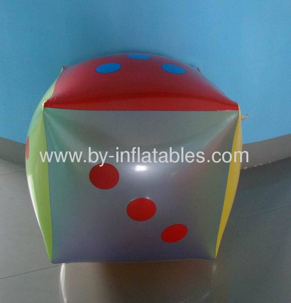 PVC inflatable toy dice