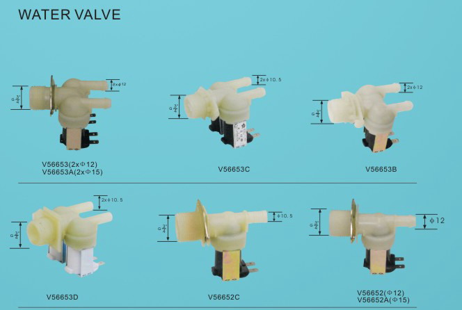 Washing machine water valve V56653