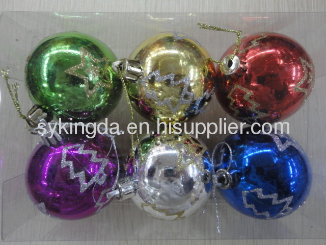 Colorful Christmas Ball decoration KD6203 