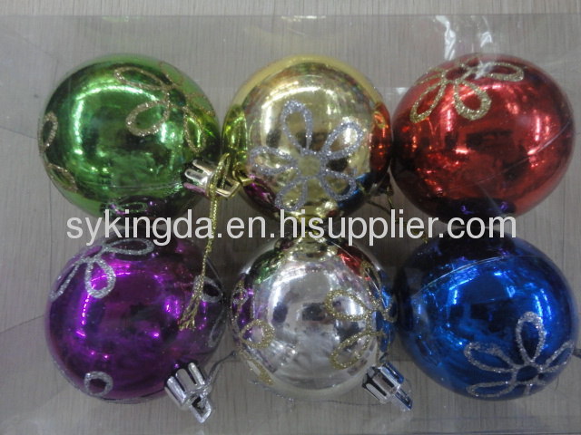 Colorful Christmas Ball decoration KD6209