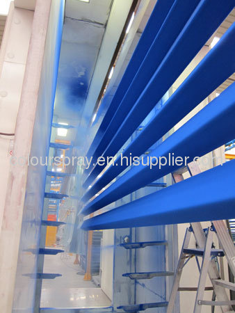 Paint Spray Booths for semi-automatic powder painting line 