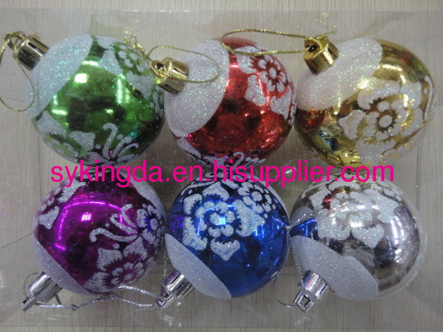 Colorful Christmas Ball decoration KD6019