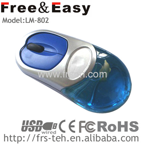 LM-806 Good gift liquid wired optical mouse