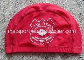 Adult lycra swimming cap 