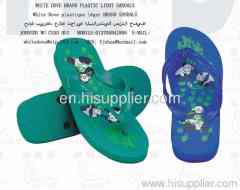 WHITE-DOVE 610 plastic slippers/sandals 6