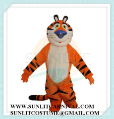 blue nose tiger mascot costume