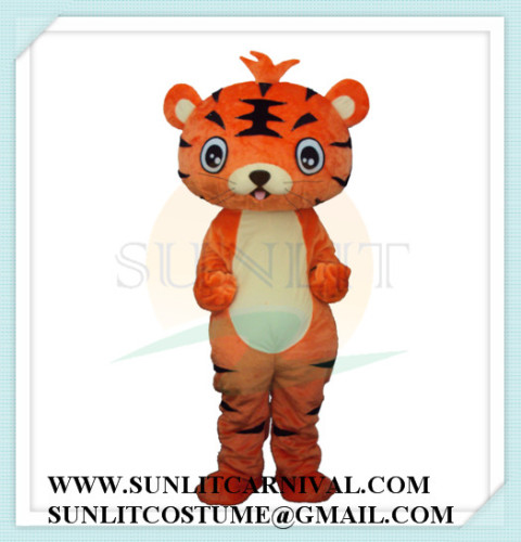 big head tiger mascot costume