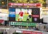 Waterproof Advertising Football Stadium RGB Led Display For Rental