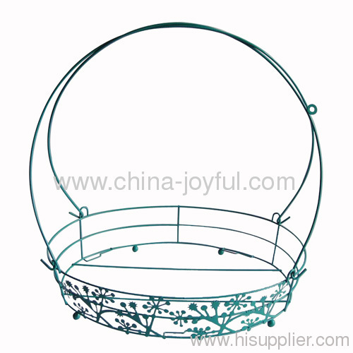 Metal Wire Basket in Oval Shape