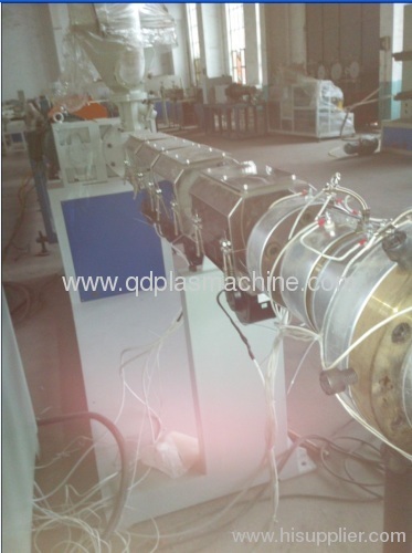 PE HDPE plastic water supply and gas pipe extruder plastic machine