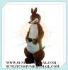 blown kangaroo mascot costume