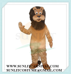 brown lion king mascot costume