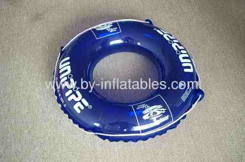Dark blue inflatable swim ring