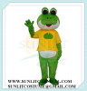 frog with tshirt mascot costume