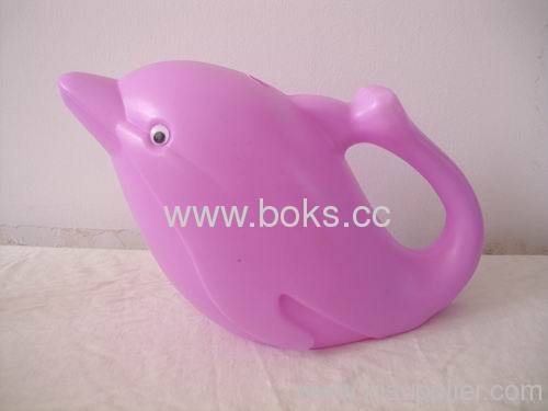 1.6L plastic dolphin watering cans
