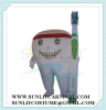 tooth mascot costume for advertisement