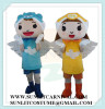 angel girl mascot costume