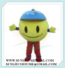smiling ball mascot costume