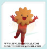 orange cute lovely star mascot costume