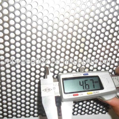 perforated sheet for good sound absorption