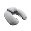 flocking inflatable air pillow for travel by plane