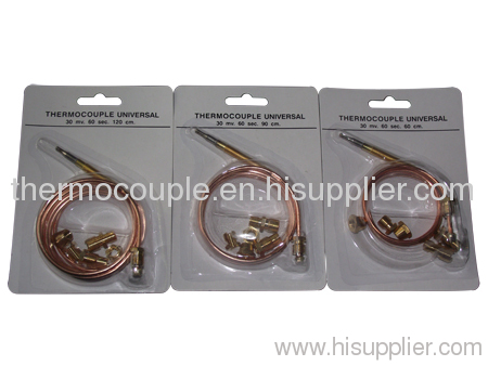 Universal thermocouple for gas water heater
