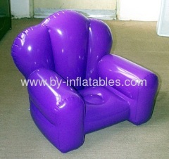 Single PVC inflatable chair for taking a rest