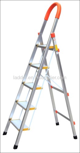 aluminium household ladder home ladder step ladder DIY ladder 5Rungs width 13cm