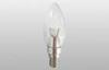 Clear Glass 3W B22 Led Candle Bulb ,240 LM 360 Degrees Cool White Light
