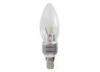 Clear E27 Led Candle Bulb 5 Watt 360Global SMD SoftWhite Crystal Light