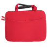 Red cute custom neoprene laptop sleeves 13 with handle