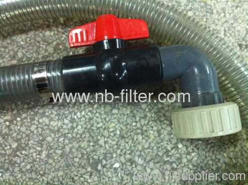 PP Electroplating filter inlet pipe