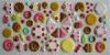 Japan Style 3D Puffy Stickers with Sweet Cakes / Cookies , Soft PVC