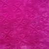 Soft embossingor solid color flannel fabric for blanket