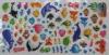 Japan Style Puffy Stickers for Kids , Sea World 3D Clear PVC Stickers