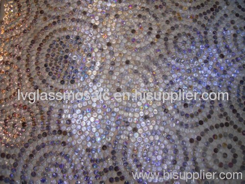 Luster glass mosaic art pattern LYPT002