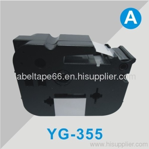 Lower price with high quality ribbon cartridge compatible brother TZ-355 laminated ribbon cartridge